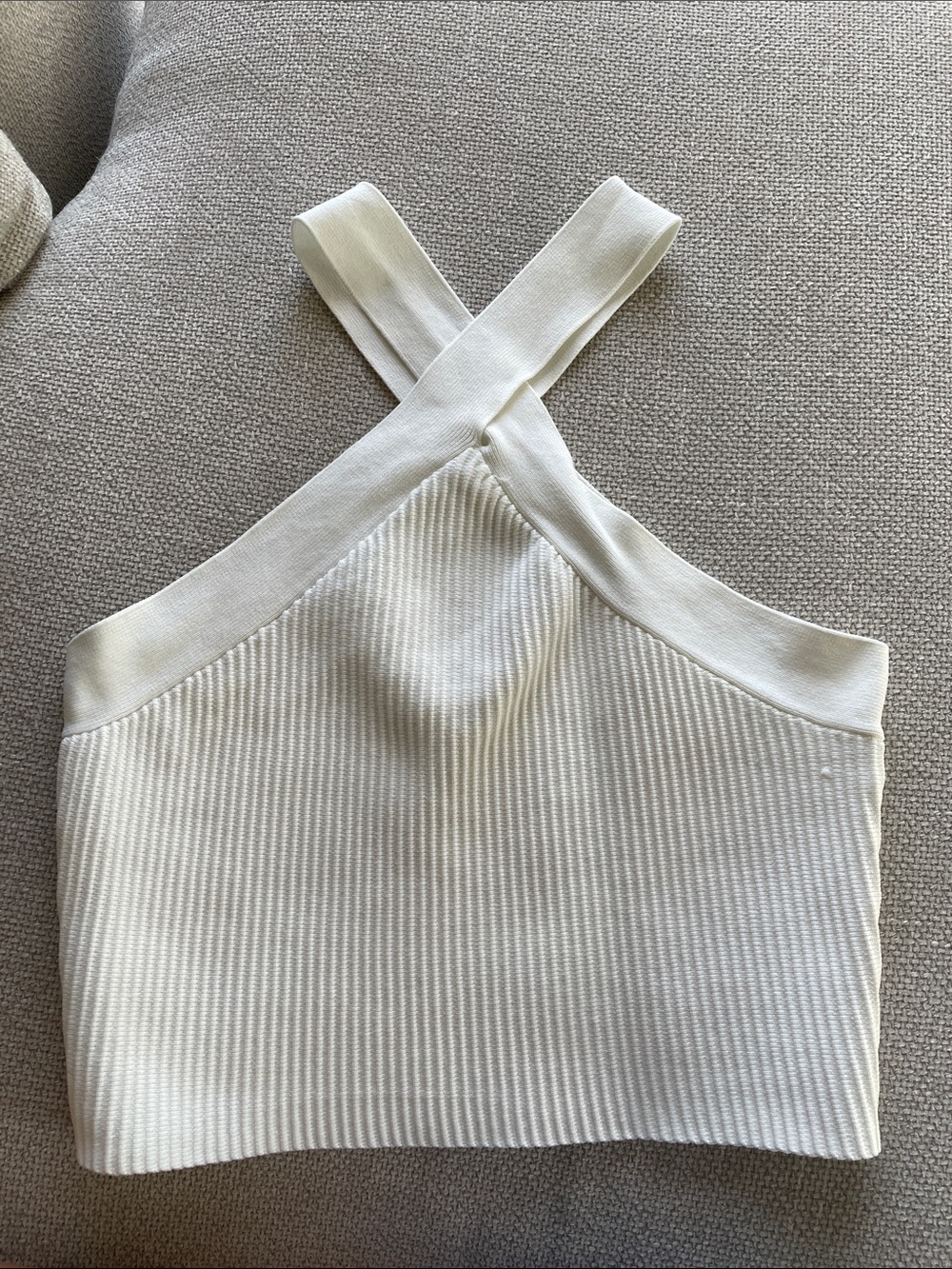 Forever 21 White Halter Top